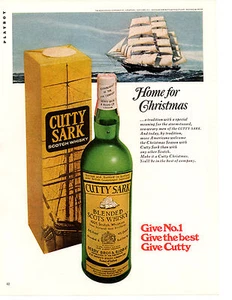 1970 CUTTY SARK SCOTCH WHISKEY ~ ORIGINAL PRINT AD - Picture 1 of 1