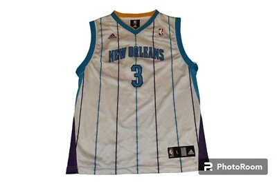 Vintage Adidas New Orleans Hornets Chris Paul White Basketball Jersey Youth L - Image 1 of 4
