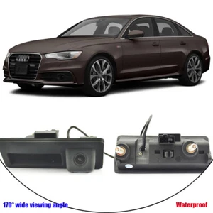 Car Trunk Handle w/ Rear View Camera Reverse Parking for Audi A6 Sedan 2012-2014 - Picture 1 of 8