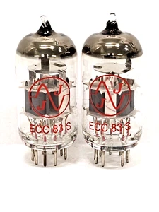 JJ ECC83S / 12AX7 Vacuum Tubes (Pair). New OEM Tested. From mfr's new stock - Picture 1 of 3