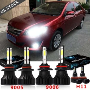 For Toyota Corolla 2013 2014 2015 2016 LED Headlight Fog Light Bulbs Kit 6000K - Bild 1 von 12