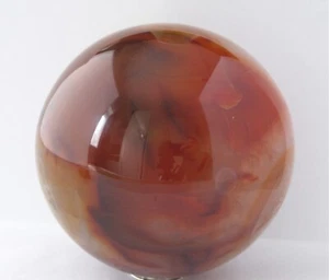 CARNELIAN SPHERE EXTRA LARGE HIGH QUALITY NATURAL COLOUR - Picture 1 of 3