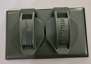Rare Bell Snap Cover Plate Saf-T-Lok Snap Cover Green - Picture 1 of 3