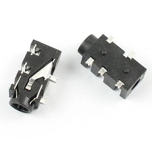 5Pcs 3.5mm Female Audio Connector 5 Pin SMT SMD Stereo Headphone Jack PJ327F #A6 - Picture 1 of 4