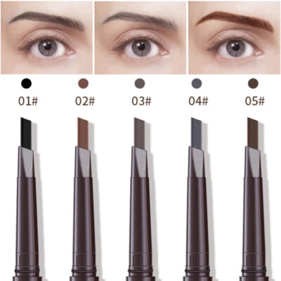 Brush Triangle Long lasting Waterproof Eye Brow Pen Eyebrow Pencil Double Head * - Image 1 of 4