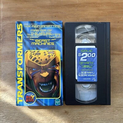 Transformers Beast Machines VHS Tape The Reformatting Master House Vintage 1999 - Image 1 of 4