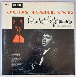 Judy Garland – Greatest Performances Original Recordings LP 12" 1960 - Picture 1 of 3