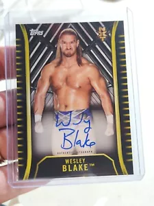 2018 Topps WWE NXT Wesley Blake Auto - Bild 1 von 2