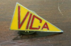 V.I.C.A. PENDENT SHAPE BOWLING ASSOCIATION. AWARD SOUVENIR PIN - Picture 1 of 2
