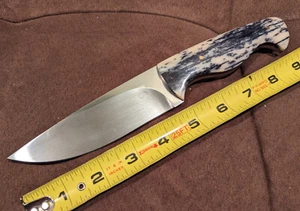 Lieben van der Sandt Custom Knife Hunter Giraffe Bone South African Maker - Picture 1 of 7