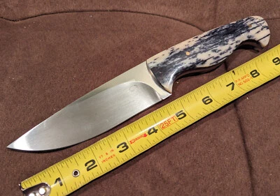 Faca personalizada Lieben van der Sandt caçador girafa osso fabricante sul-africano - Imagem 1 de 4