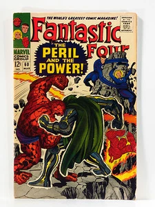 Los Cuatro Fantásticos Vol. 1 #60 Stan Lee, Jack Kirby Edad de Plata '67 en muy buen estado - Dr. Doom - Imagen 1 de 2