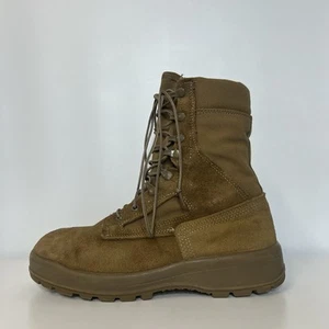 Belleville Militär Kampf Dessert hellbraun Vibram GT beige hellbraun Stiefel Herren Größe 10 WF - Bild 1 von 13