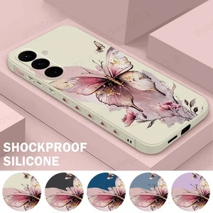 Funda Mariposa Para Samsung Galaxy S25 FE S24 S23 S22 A17 A56 A16 A15 Cubierta Suave - Imagen 1 de 18