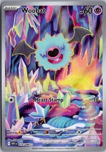 Woobat Illustration Rare SV: White Flare 119/086 NM - Bild 1 von 2