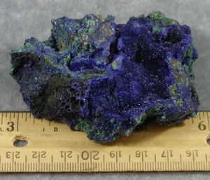 Lg Azurite Malachite Crystal Mineral Specimen Liufengshan China 7.5cm 160.3grams - Picture 1 of 8