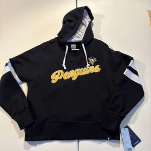 Sudadera con capucha pulóver con timbre de los Pittsburgh Penguins de la NHL Fanatics mediana nueva con etiquetas para mujer - Imagen 1 de 10