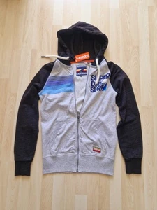 Superdry Jacke Übergangsjacke Sweatjacke mit Kapuze Herren Gr. M TOP NEU - Bild 1 von 4
