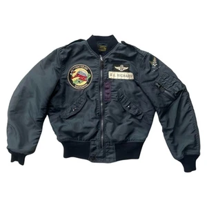 BUZZ RICKSON'S L-2A Custom Flight Jacket Navy Size 38 M13465/M13466 F/S - Picture 1 of 19