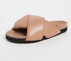 Roam Damen Gr. 37 US 7 Foldy Puffy Pantoletten in Nude - Bild 1 von 9