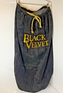 Super Rare Black Velvet Whiskey Promo 3' x 2' Velvet Bag 36" Tall 24" Wide - Picture 1 of 5