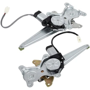 Pair Rear Left & Right Window Regulator W/ Motor For 2001-2007 Toyota Highlander - Picture 1 of 16