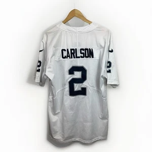 Nike Carlson #2 Fußball Trikot L weiß Vintage Style - Bild 1 von 14