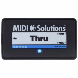 Midi Solutions Thru V2 Aktive Midi Thru Box mit 2 Ausgängen - Bild 1 von 1
