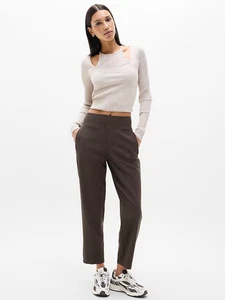 ATHLETA Endless High Rise Pant | Truffle Brown 2 Petite #533636 - Picture 1 of 2