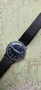 Reloj TIMEX Vintage 1975 esfera azul mercurio cuerda manual horología - Imagen 1 de 10