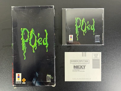 Panasonic PO'ed Game 3DO, 1995  Complete  w/ Reg Card - MINT DISC CIB - Image 1 of 4
