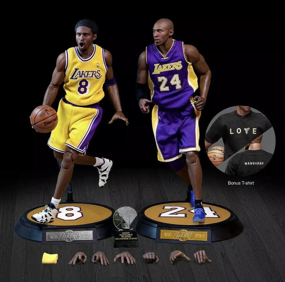 Bonecos Enterbay NBA obra-prima real Kobe Bryant escala 1/6 pacote com dois brinquedos quentes ✅ - Imagem 1 de 3