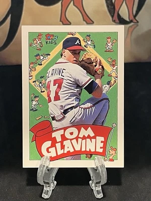 1992 Topps Kids Tom Glavine #34 Atlanta Braves - Image 1 of 3
