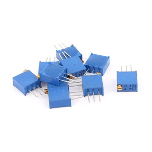 10 Pcs Potenciómetro multivuelta 3296W 10K ohmios de Resistencia variable - Imagen 1 de 1
