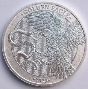 Malta 2023 5 Euro Golden Eagle Silver Coin 1oz in Capsule - Picture 1 of 2
