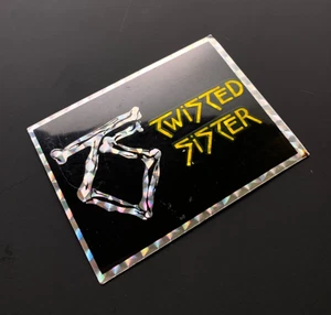 TWISTED SISTER GLAM HARD ROCK METAL MUSIC small prism prismatic sticker decal - Picture 1 of 4