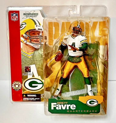 Figura Brett Favre Green Bay Packers McFarlane NFL Fútbol 2002 Foto 1 de 4
