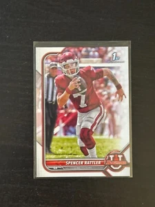 2022 Bowman Spencer Rattler #28 Bowman 1st New Orleans Saints Gamecocks - Picture 1 of 1