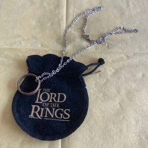 DER EINE RING mit Metall Kette HERR DER RINGE Schmuck Anhänger NOBLE Collection - Bild 1 von 3