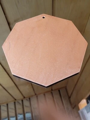 1/8” Thick Pure Copper Heat Diffuser 7” Octagon Stove Topper Defrost Plate - Image 1 of 4