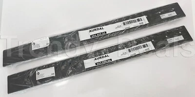 JUEGO DE 2 - Riel de Suspensión Ikea AURDAL, Acero Gris Oscuro 25 5/8" 604.609.56 - NUEVO Foto 1 de 4