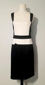 Events BNWT Size 16 Black & White Sleeveless Shift Dress Evening Wear - Bild 1 von 8