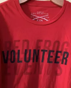 Camiseta Voluntario Estilo Grunt RED Frog Eventos Esto Defenderemos Para Hombre Talla Grande - Imagen 1 de 4