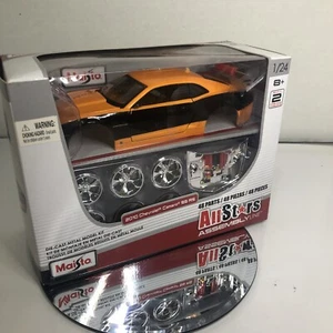 Maisto Chevrolet Camaro SS 1:24 Orange/Black Diecast Metal Model Kit Sealed - Picture 1 of 7