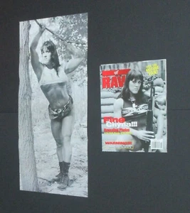 WWE Raw October 1998 Magazine WWF Diva Chyna Big double Poster VF - Picture 1 of 9