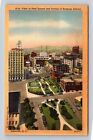 Asheville NC-North Carolina, Pack Square Business District, Vintage Postcard