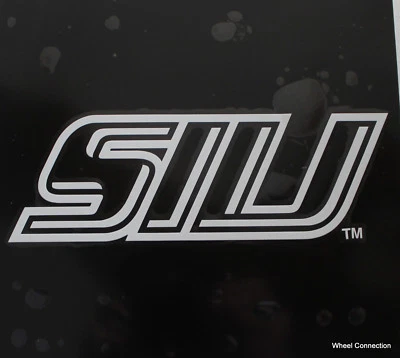Southern Illinois University White Lg Window Graphic Sticker Decal USA - Image 1 of 4
