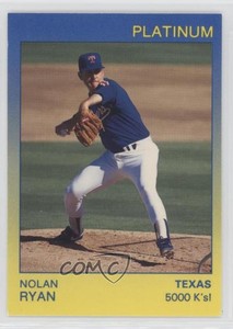 1991 Star Platinum /1000 Nolan Ryan #70 HOF