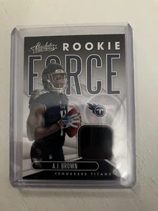 A.J. BROWN 2019 Panini Absolute Rookie Force Jersey #RF-1 Titans RC Patch Swatch - Picture 1 of 2