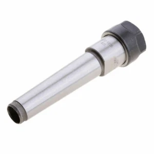 MTB2-ER16 40CR Milling Machine Taper Flat Tail Shank Collet Chuck Silver - Picture 1 of 8